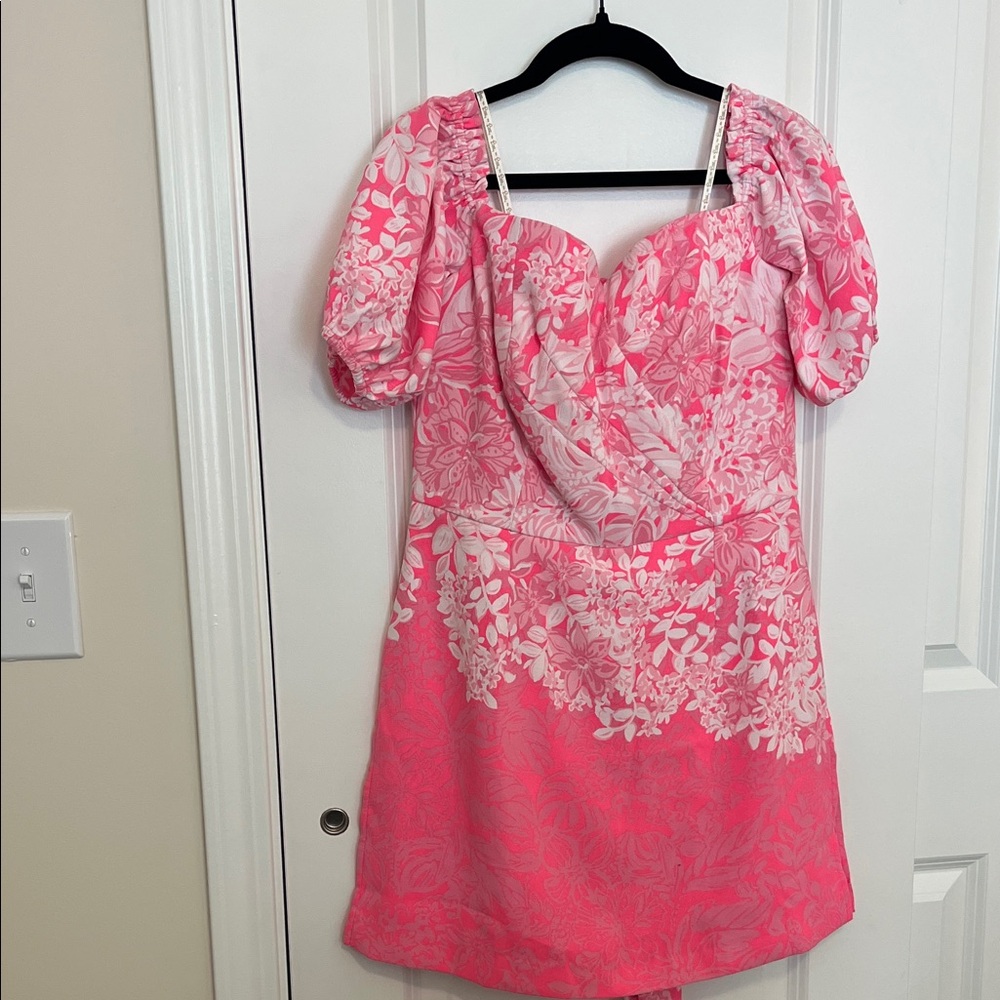 Lilly Pulitzer Floral Pink Dress